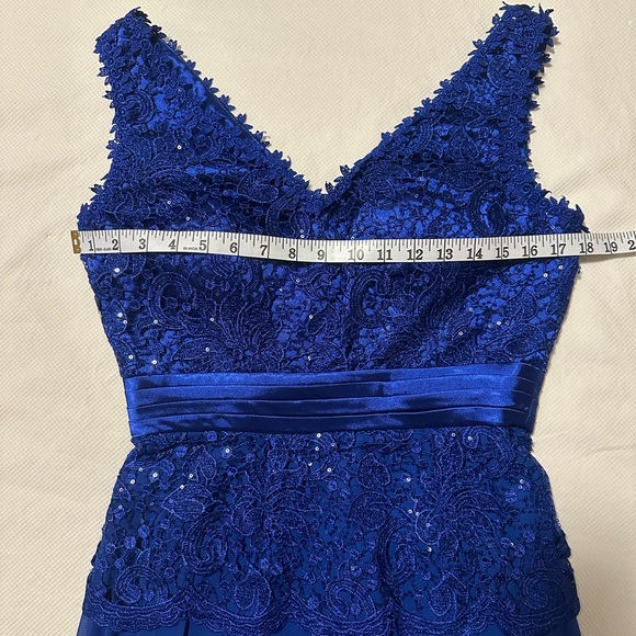 Cinderella Divine Chiffon & Lace evening Gown - Picture 6 of 6